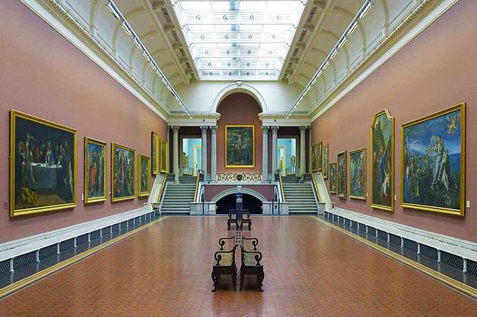 Image of Indoors, Museum, Art, Painting, Floor, 