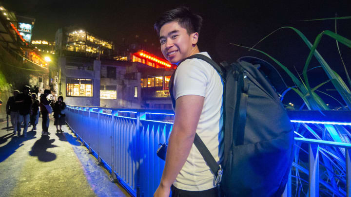 Image of Bag, Urban, City, Adult, Male, Man, Person, Backpack, Photography, Accessories, Handbag, Backpacking, Nature, Night, Outdoors, 