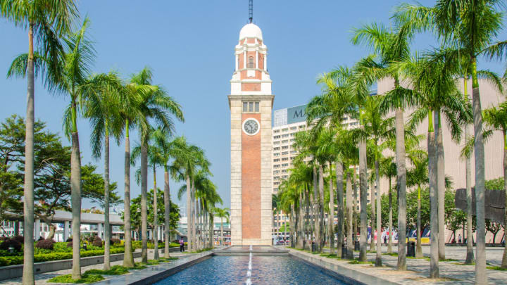 Image of Clock Tower, Tower, Summer, Person, City,