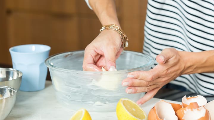 Image of Cup, Citrus Fruit, Food, Fruit, Orange, Cooking, Adult, Female, Person, Woman, 