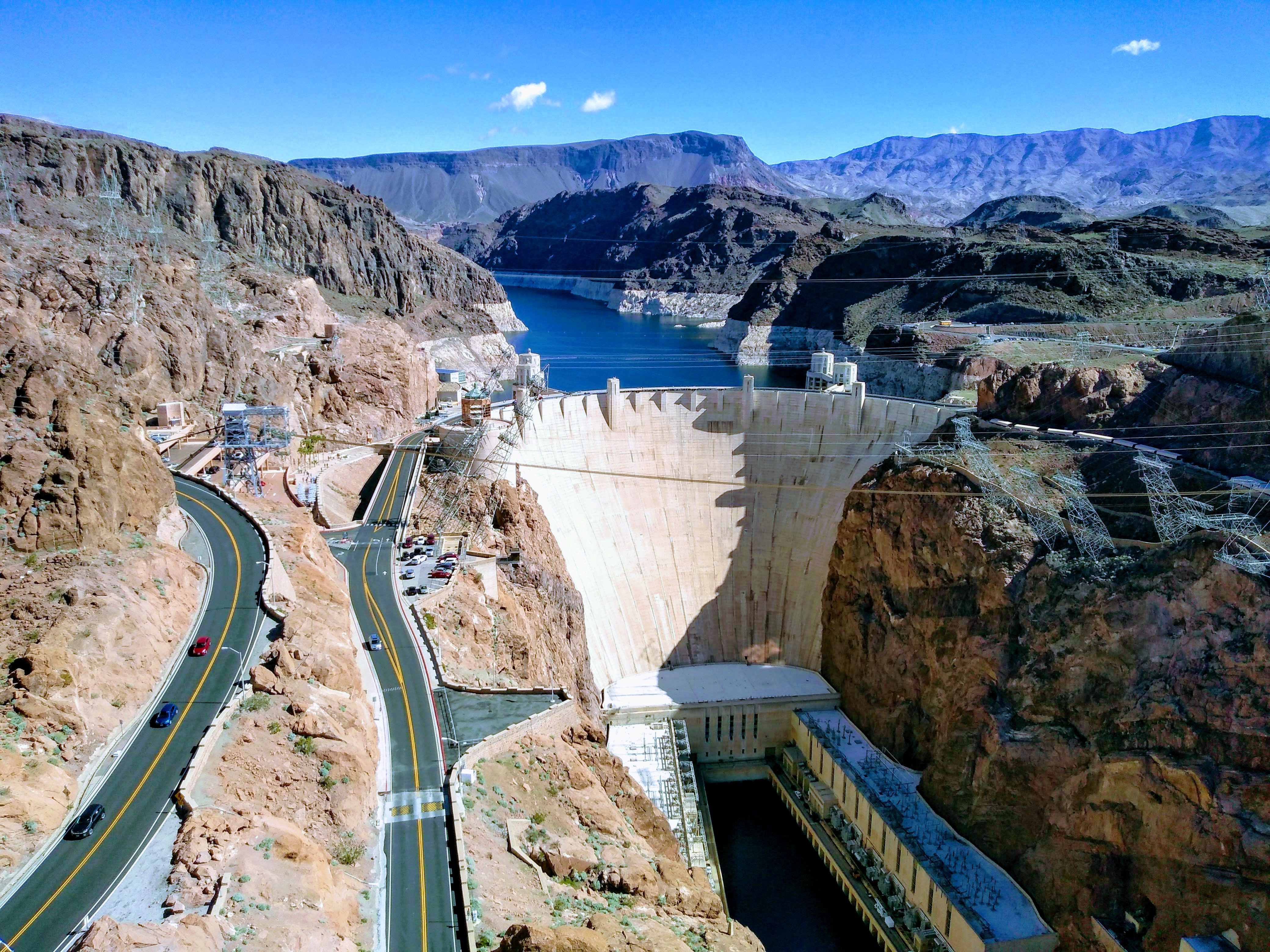 Image of Outdoors, Water, Dam, Hoover Dam, Landmark, 