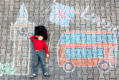 Image of Pants, Path, Sidewalk, Jeans, City, Boy, Child, Male, Person, Brick, Road, Face, Head, Photography, Portrait, Street, Urban, Art, 