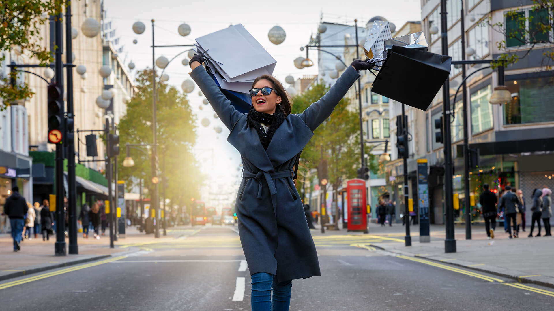 Image of Head, Person, Face, Selfie, Happy, Female, Girl, Teen, Traffic Light, Triumphant, 