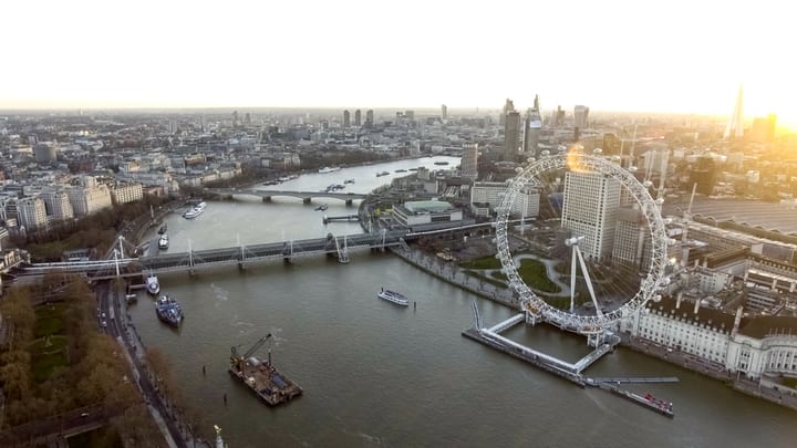 Image of Cityscape, Urban, Outdoors, Boat, Vehicle, Water, Waterfront, Aerial View, City, 