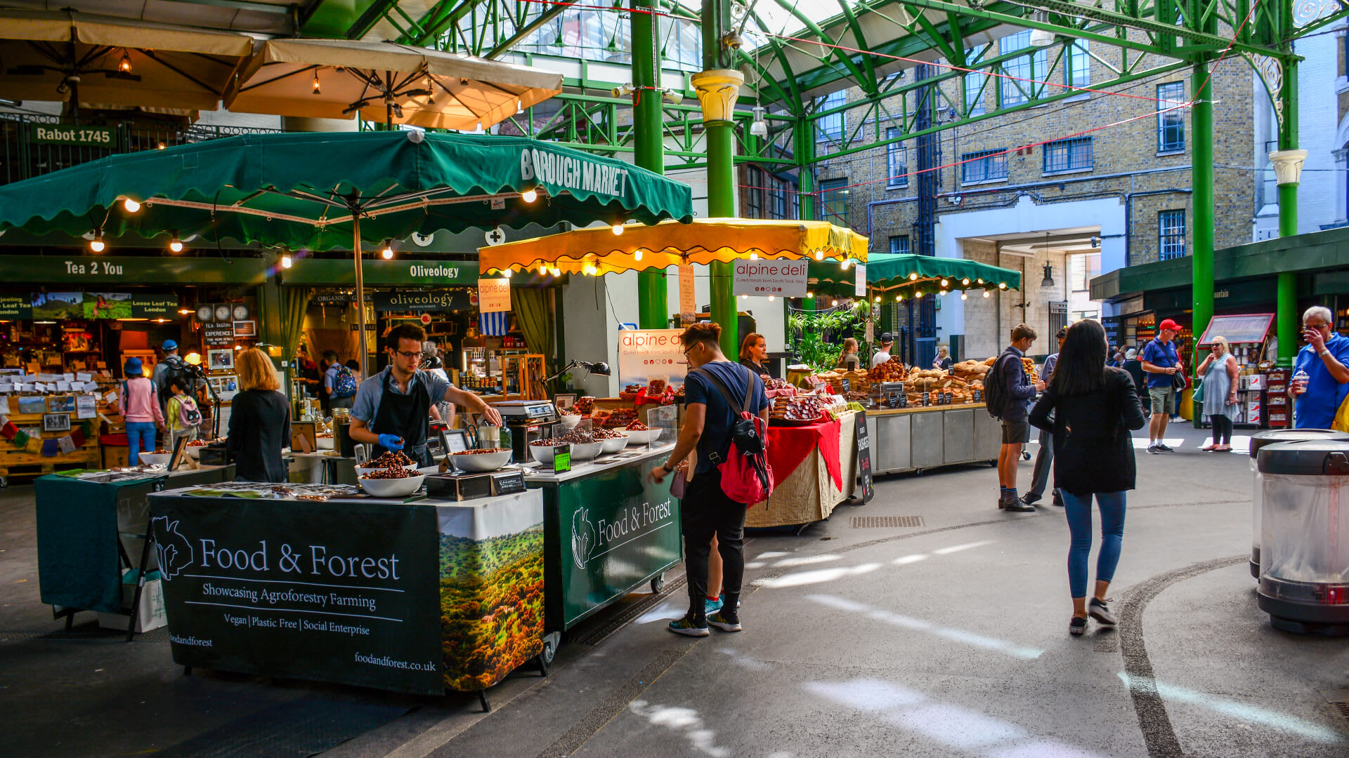 Image of Urban, Person, Adult, Male, Man, City, Backpack, Bag, Walking, Market, 