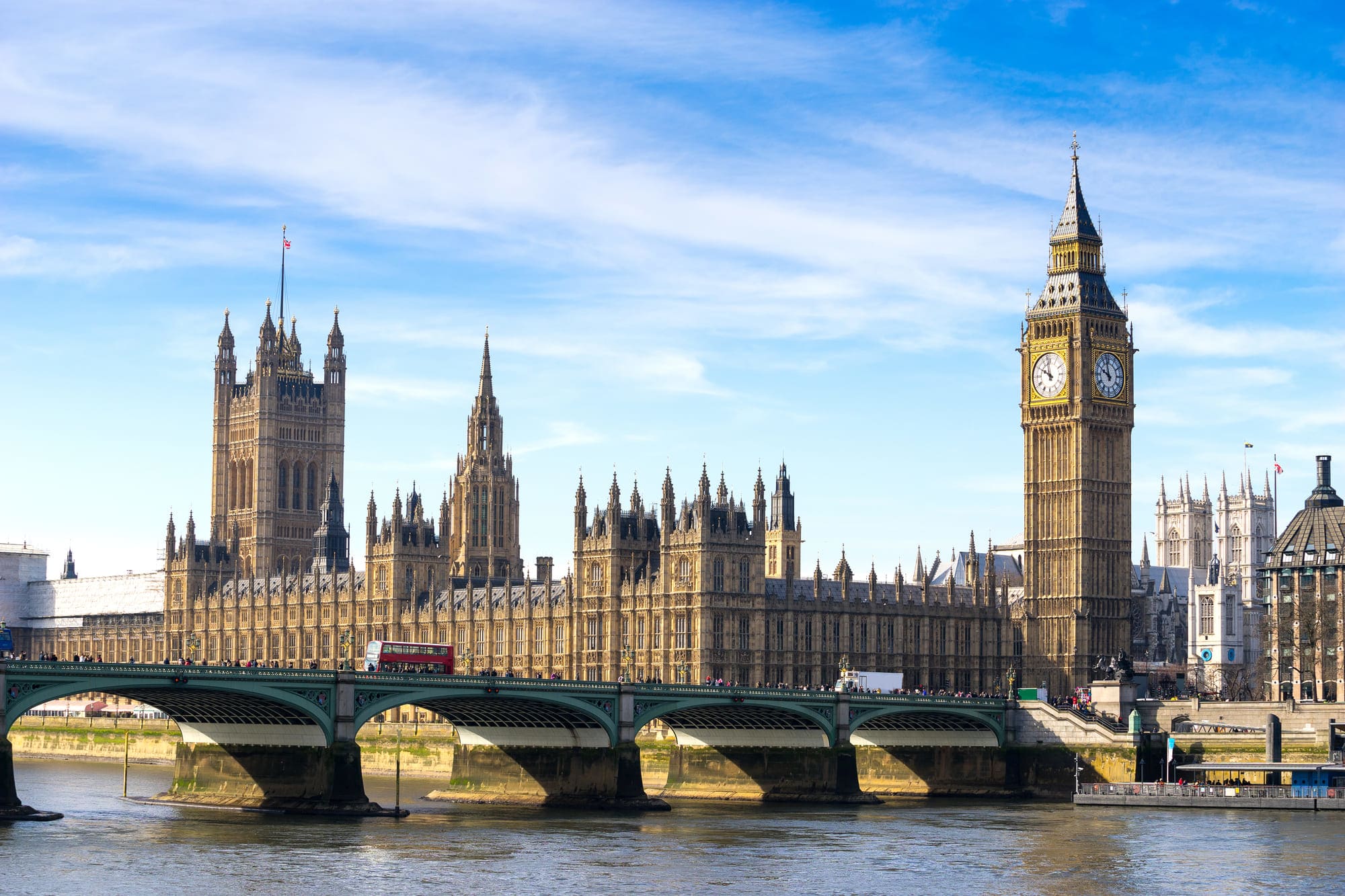 Image of Housing, House, Clock Tower, Tower, Bus, 