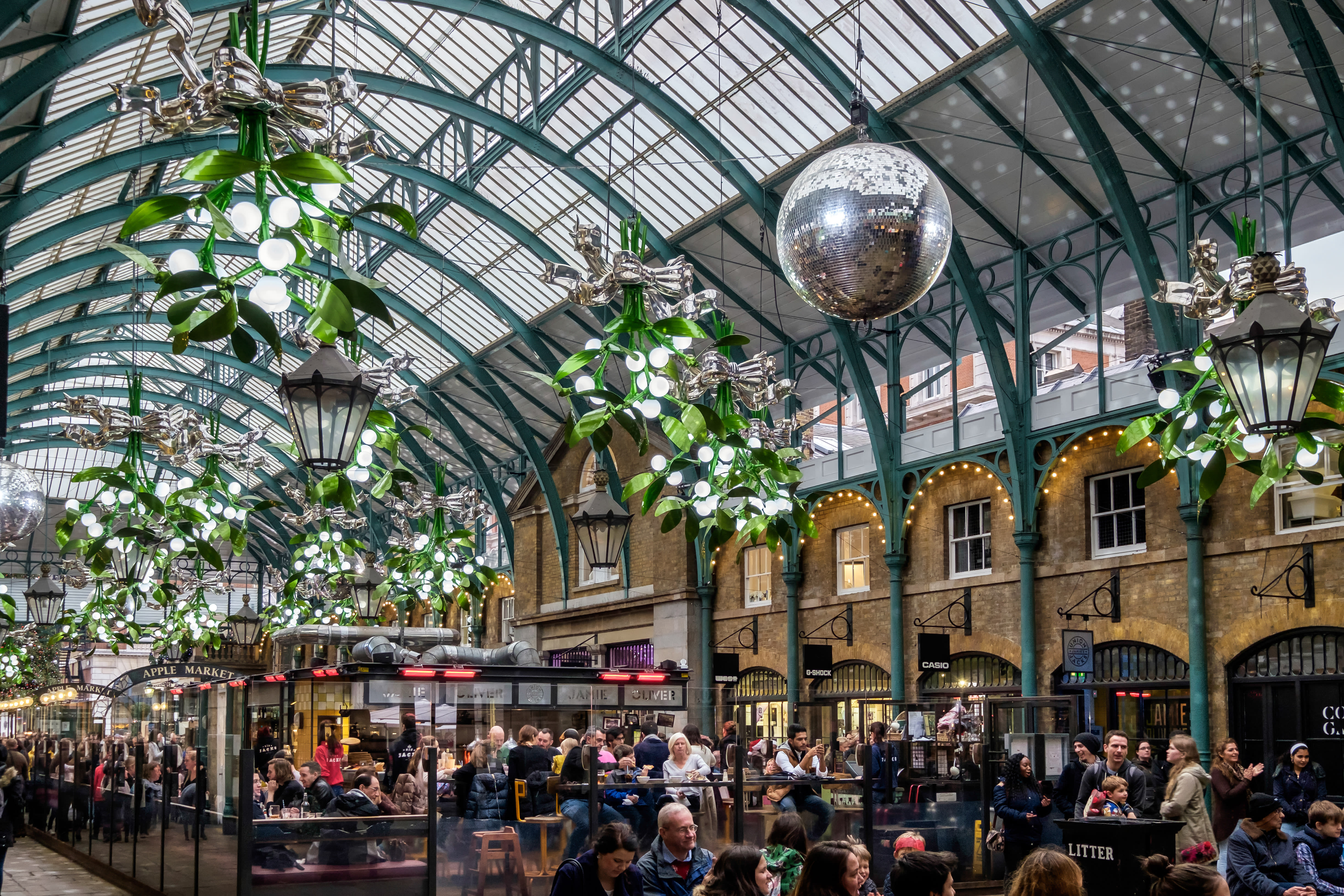 Image of Indoors, Restaurant, Cafeteria, Cafe, Outdoors, Shelter, Person, Urban, Food, Food Court, 