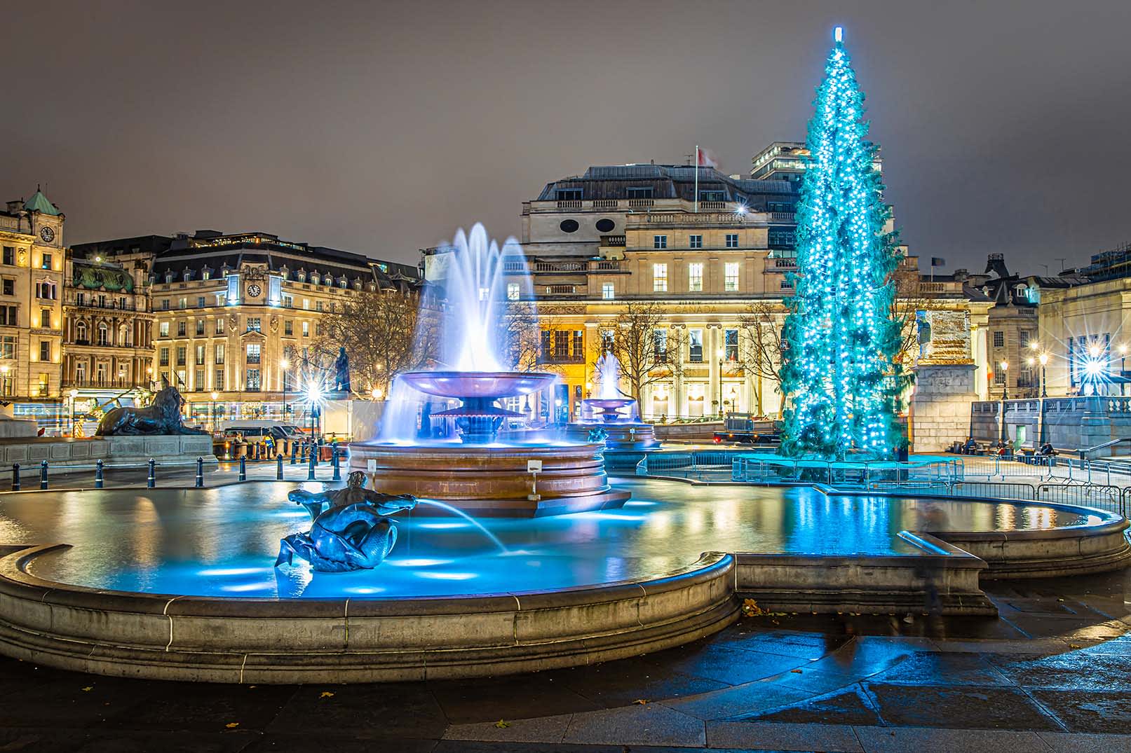 Image of Fountain, Water, City, Urban, Person, 