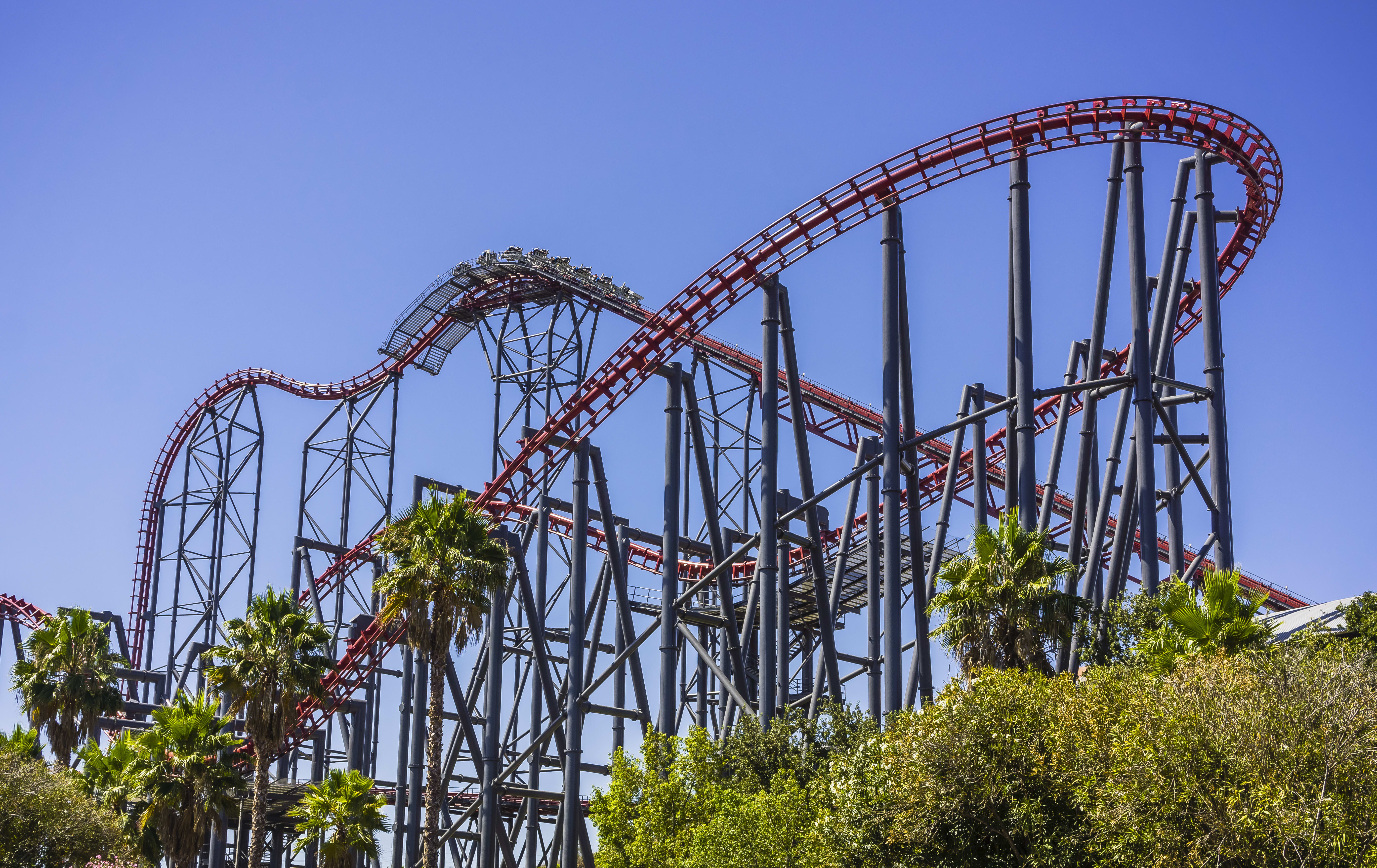 Image of Amusement Park, Fun, Roller Coaster, 