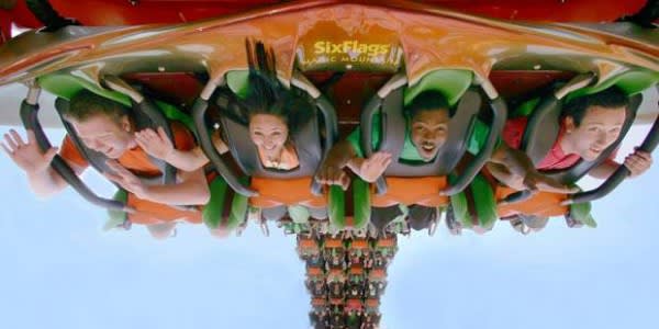 Image of Amusement Park, Fun, Roller Coaster, Person, Adult, Male, Man, 