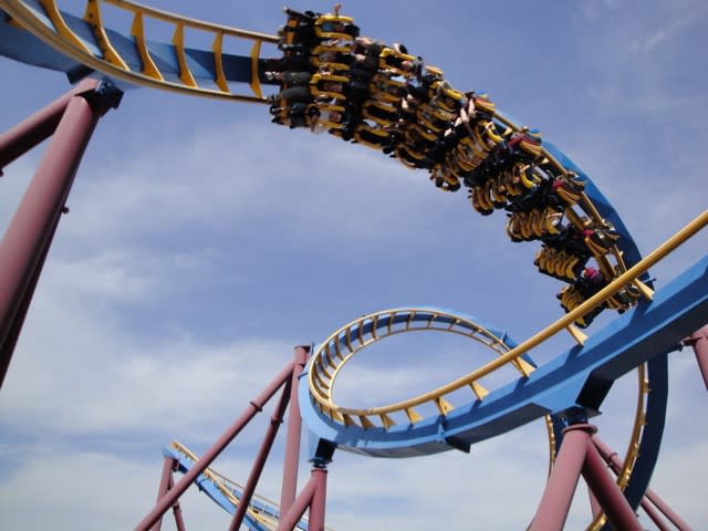 Image of Amusement Park, Fun, Roller Coaster,