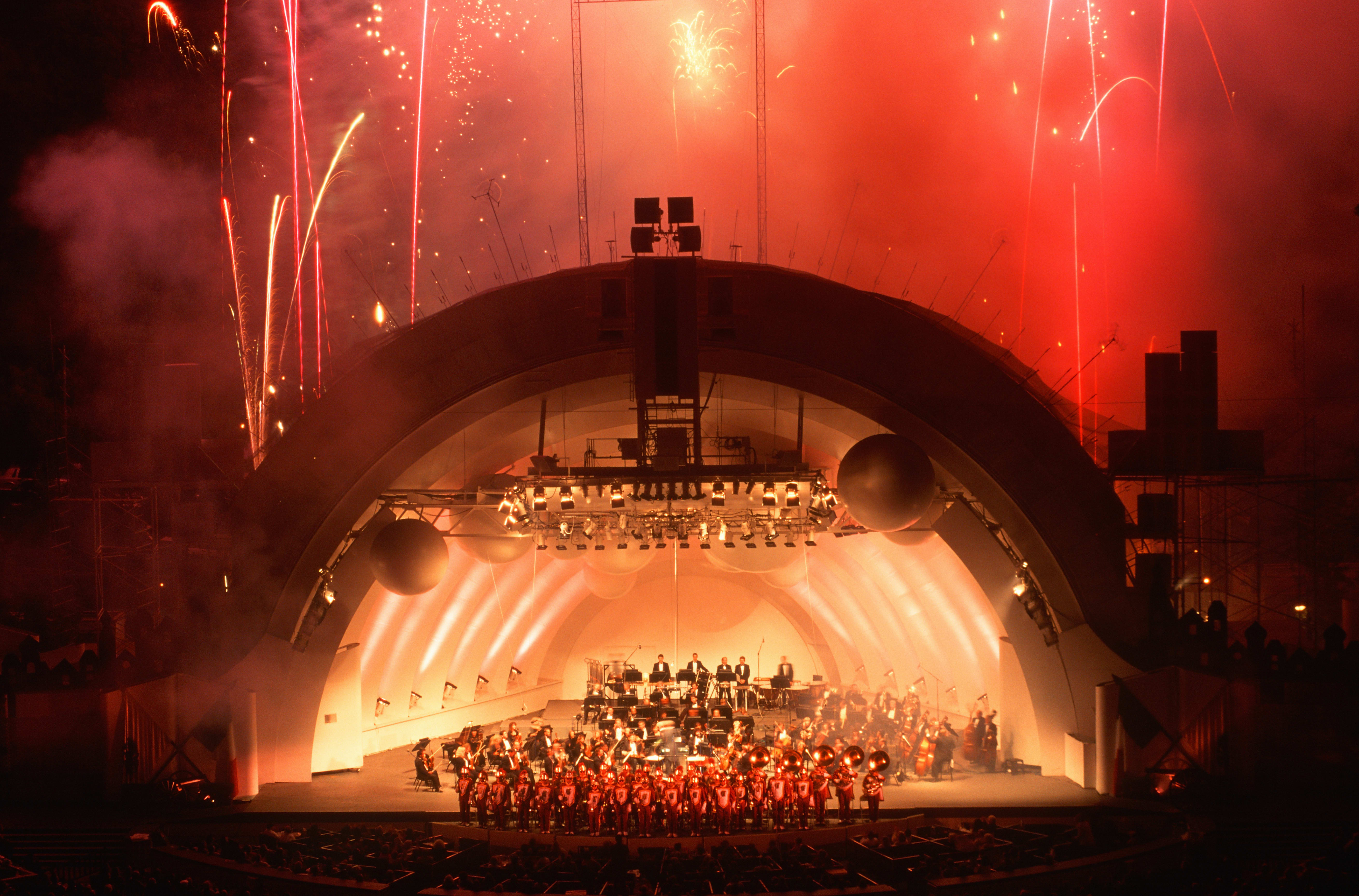 Image of Concert, Crowd, Person, Stage, Lighting, Indoors, Theater, Auditorium, Hall, 