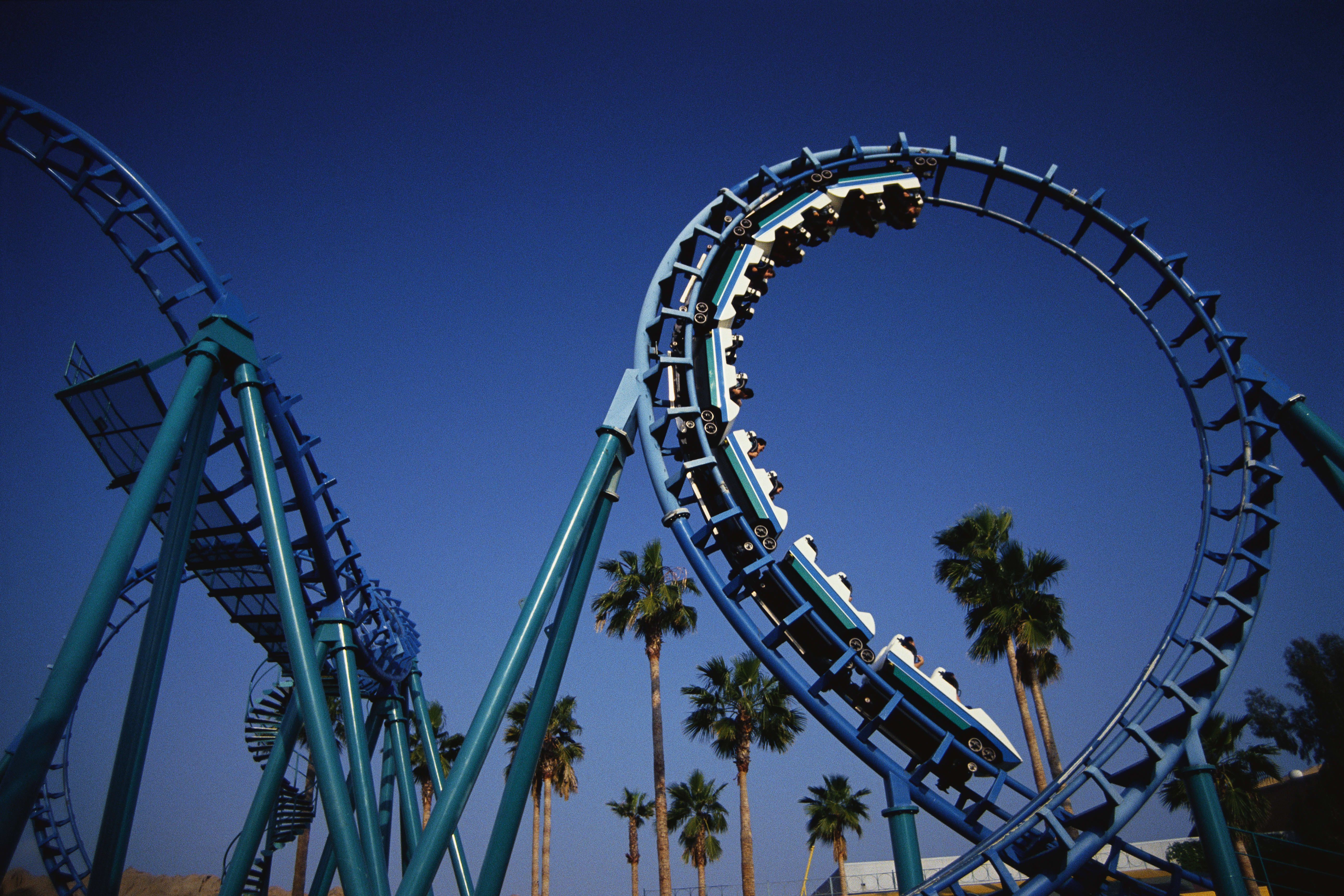 Image of Amusement Park, Fun, Roller Coaster, Person, 