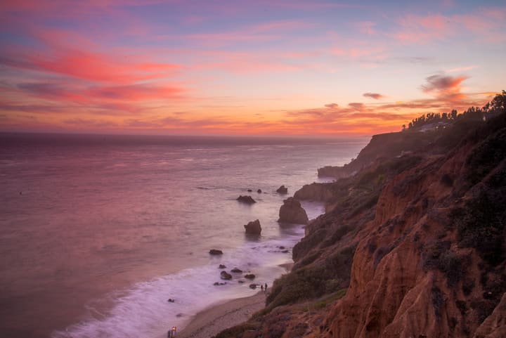 Image of Nature, Outdoors, Promontory, Water, Cliff, Sea, Scenery, Sky, 