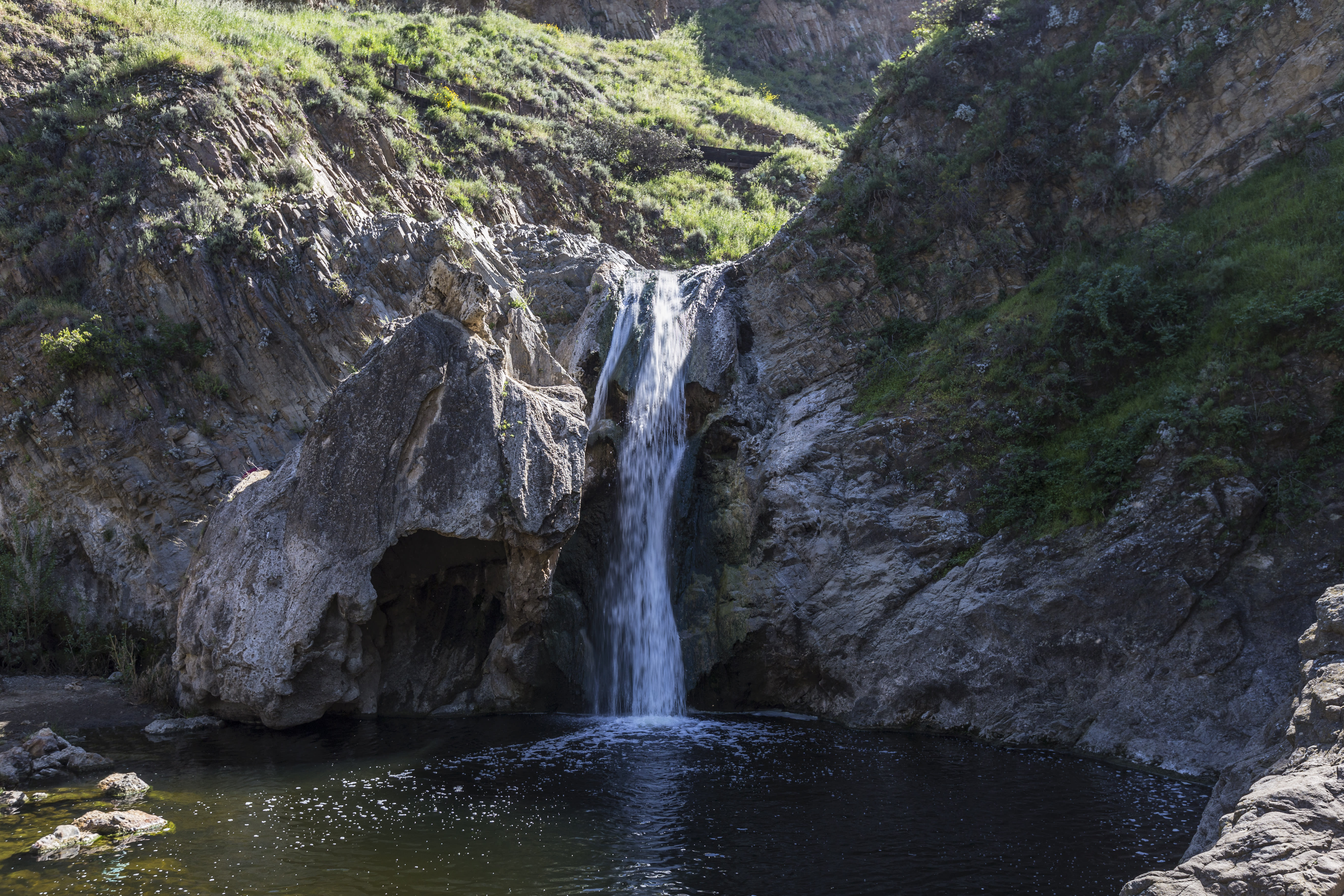 Image of Nature, Outdoors, Water, Cliff, Waterfall, 