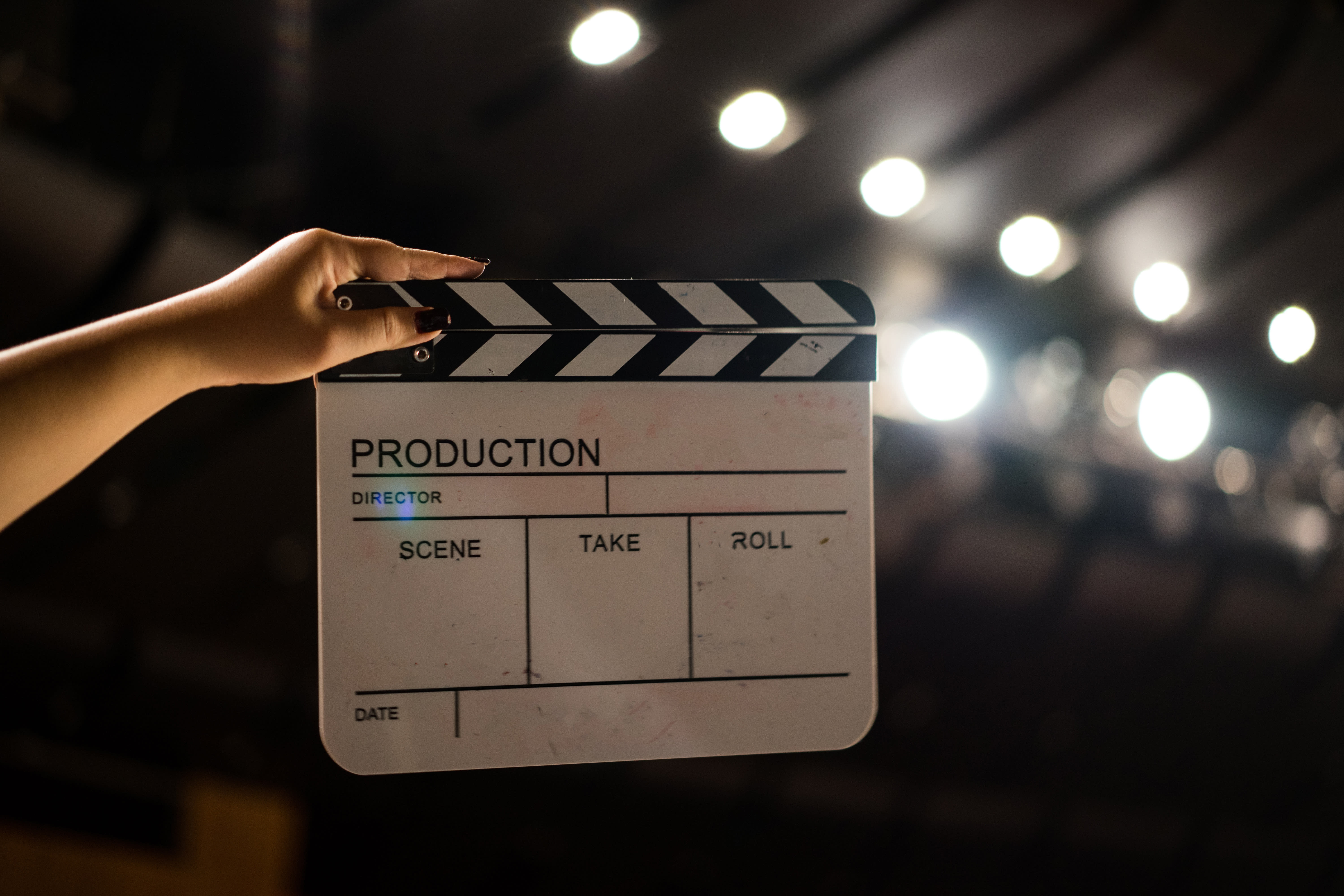 Image of Adult, Female, Person, Woman, Text, Clapperboard, 