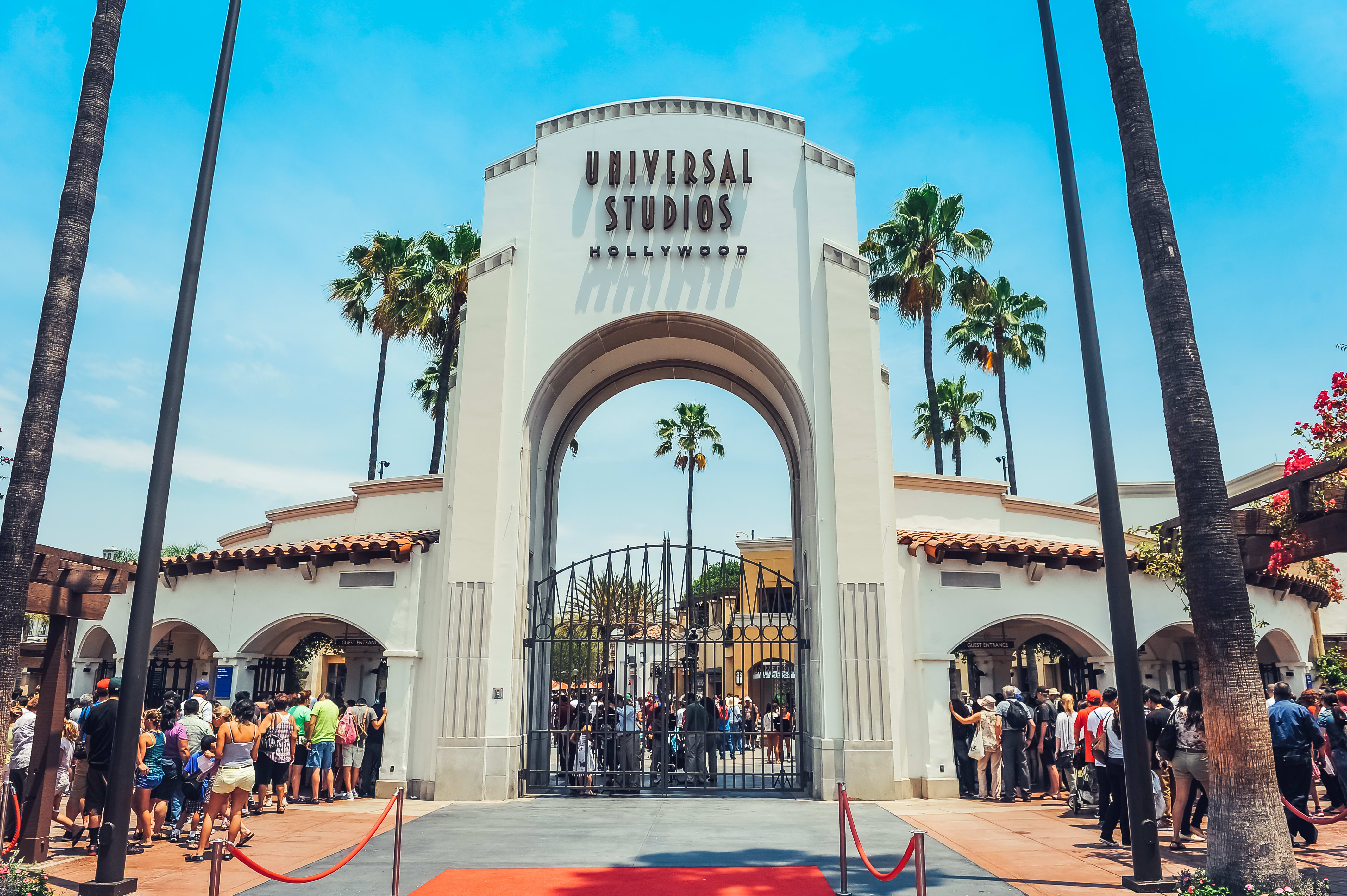 Image of Summer, City, Arch, Palm Tree, Tree, Person, Urban, Handbag, 