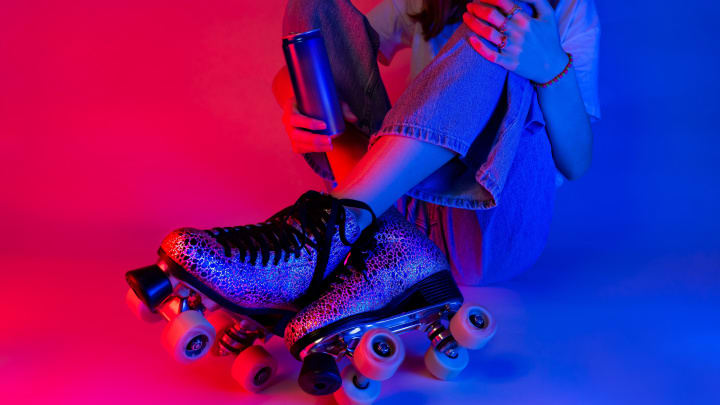 Image of Adult, Female, Person, Woman, Skateboard,