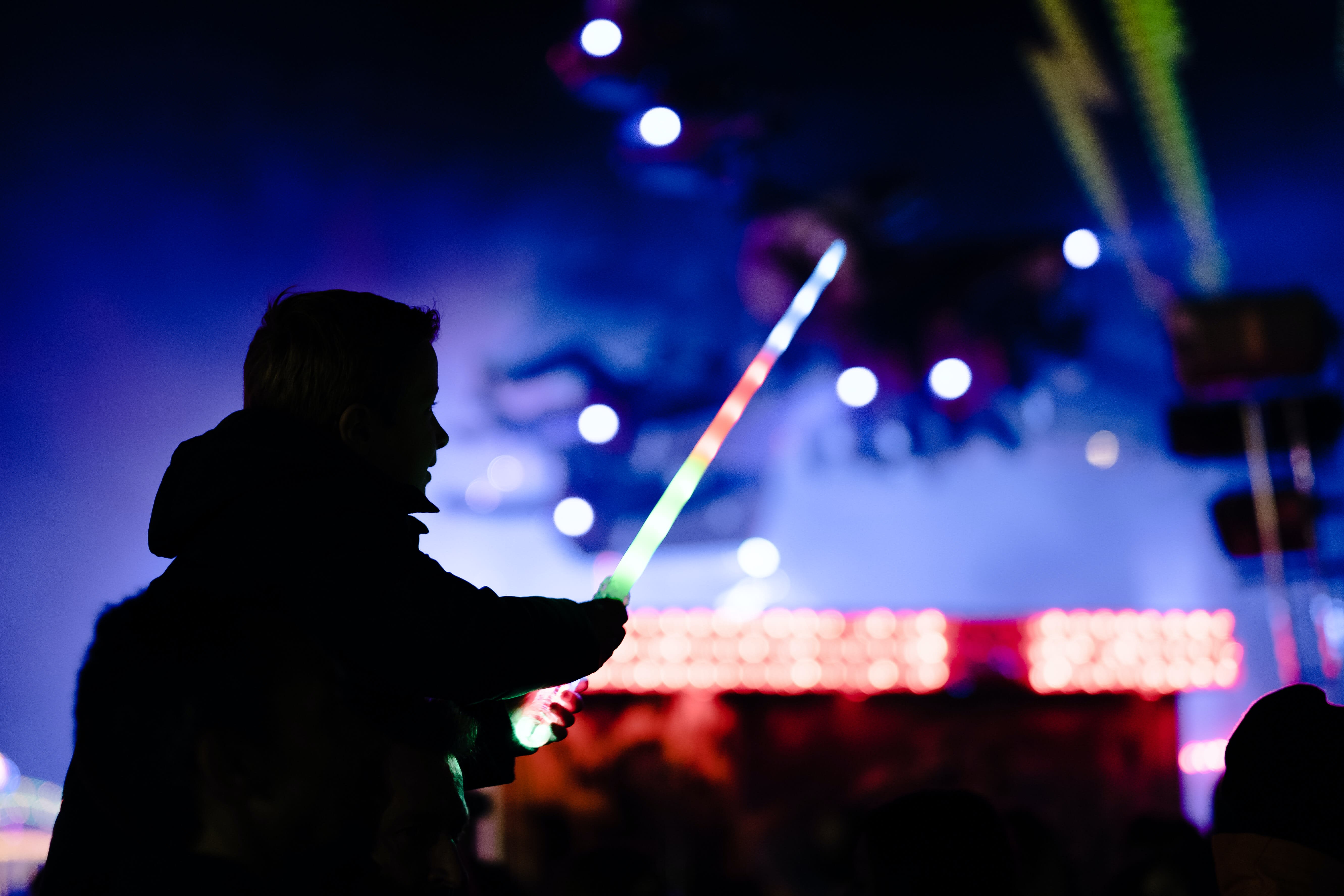 Image of Lighting, Concert, Crowd, Person, Light, Adult, Male, Man, Stage, Female, Woman, Urban, 