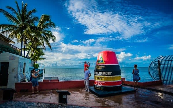 Image of Summer, Nature, Outdoors, Sky, Person, Water, Waterfront, Palm Tree, Tree, Handbag, 