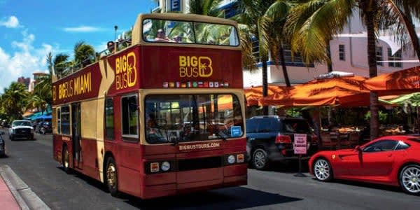 Image of Bus, Vehicle, Car, Person, Tour Bus, Double Decker Bus, 