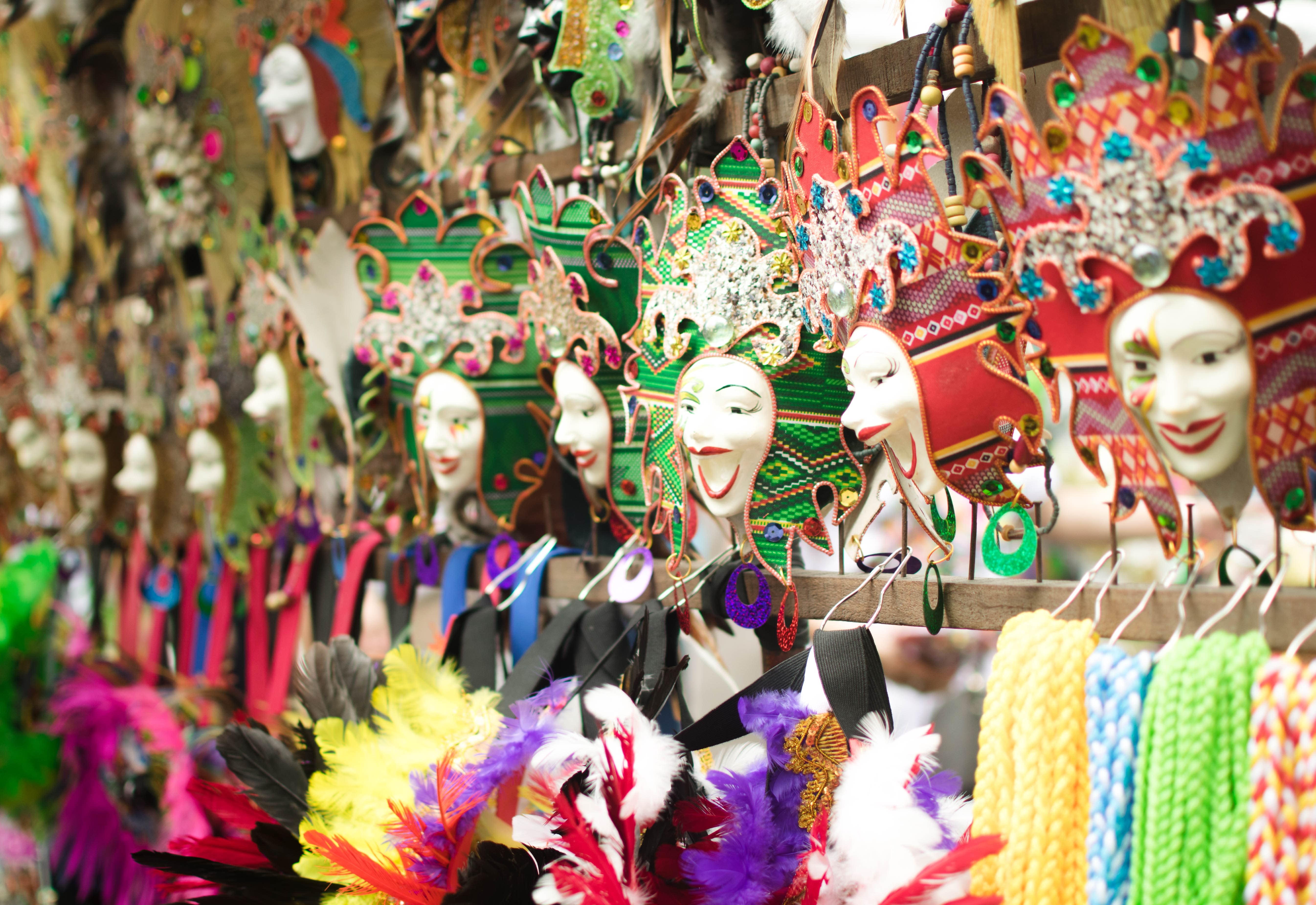 Image of Carnival, People, Person, Crowd, Face, Head, Adult, Female, Woman, 