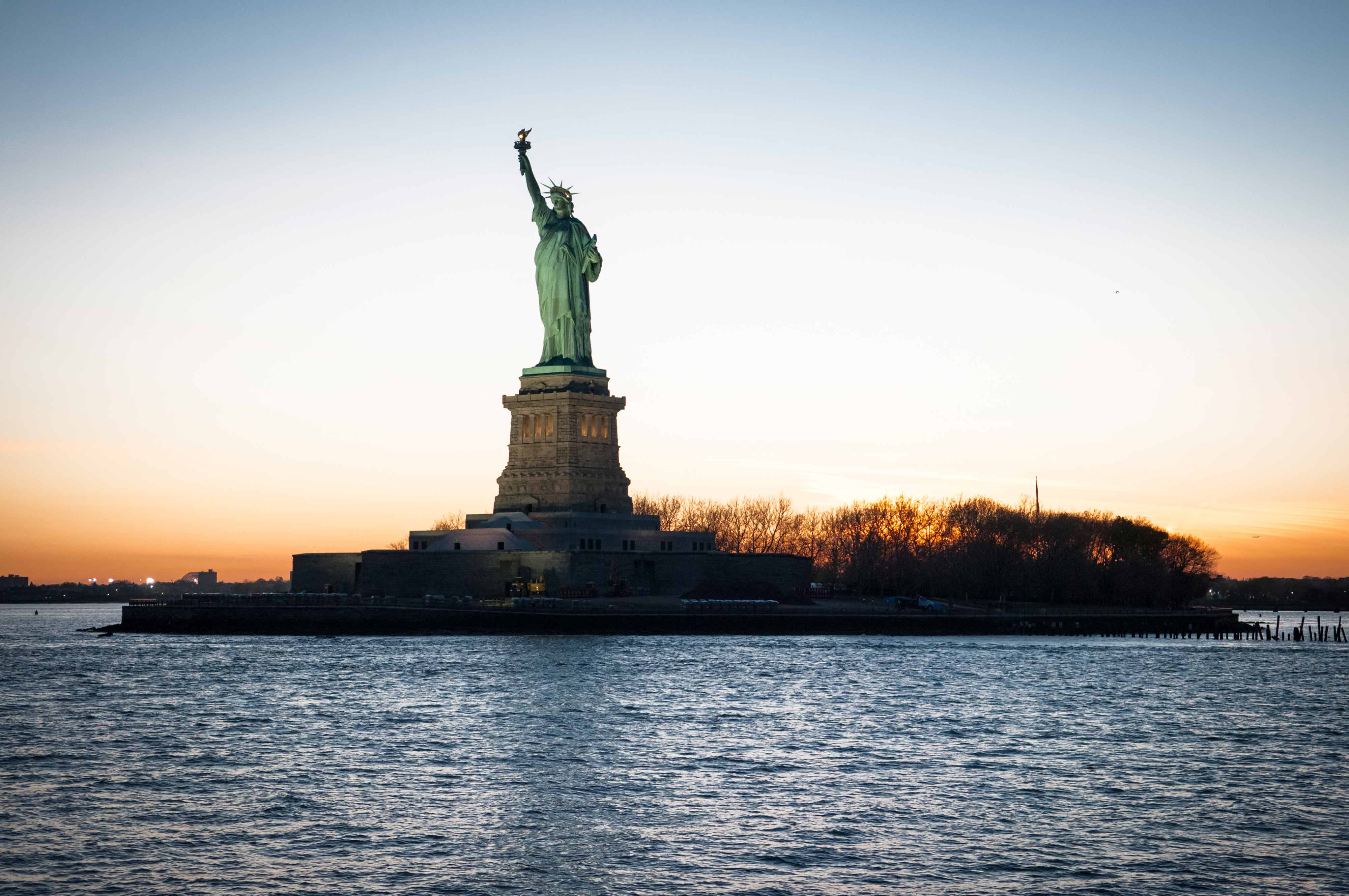 Image of Art, Person, Sculpture, Statue, Landmark, Statue of Liberty, 