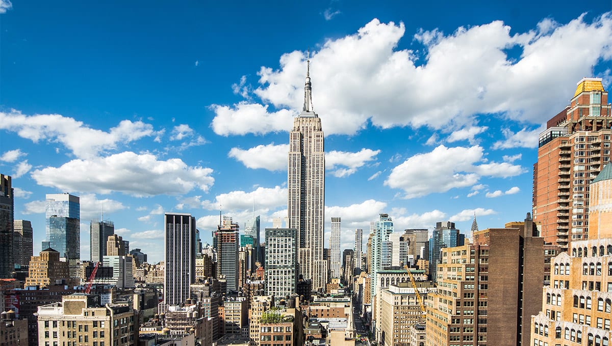 Image of City, Empire State Building, Landmark, Tower, 