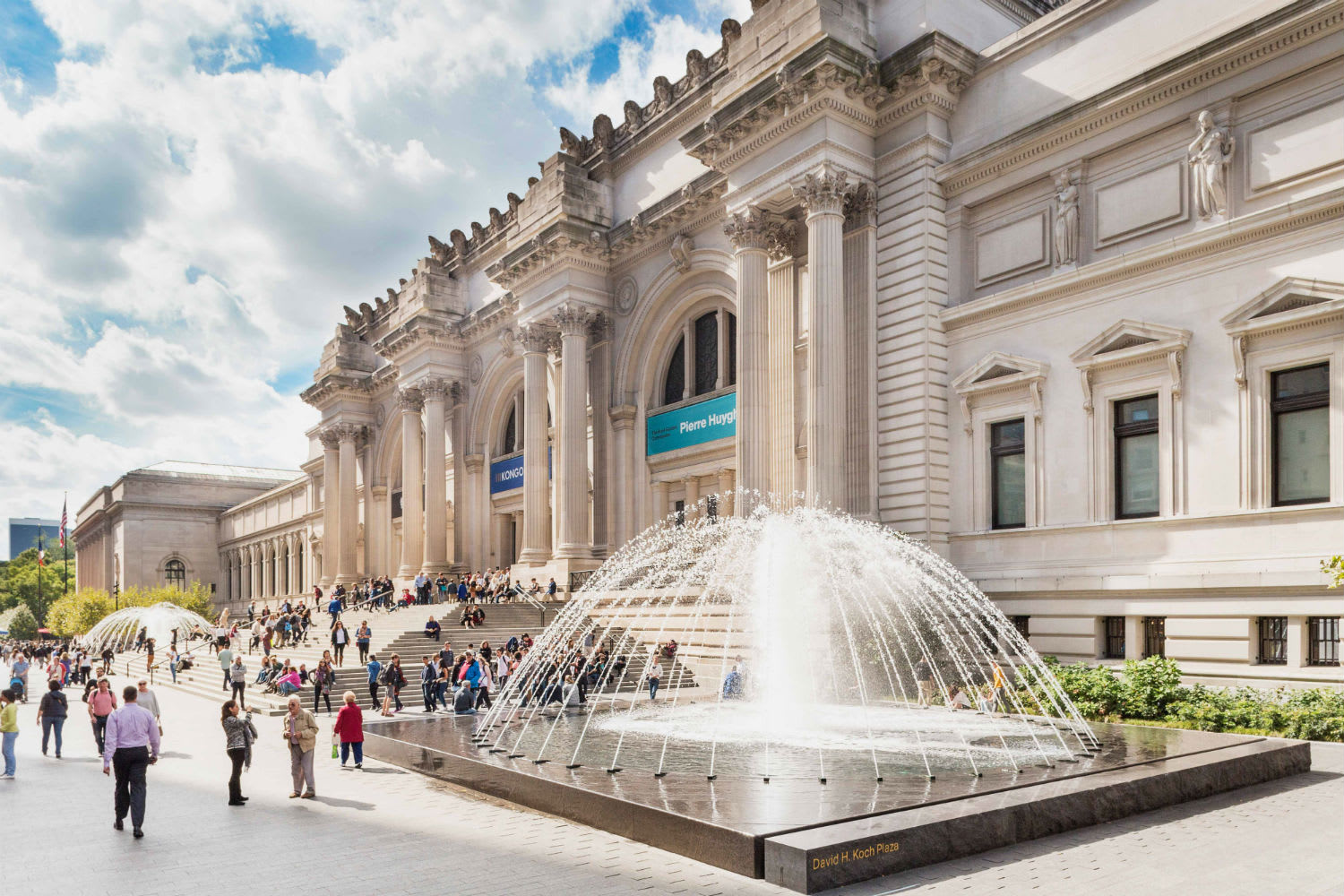 Image of Fountain, Water, City, Person, Urban, 