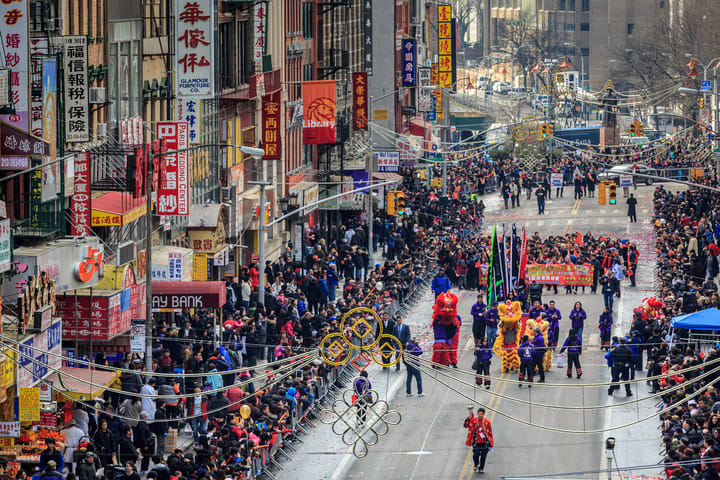 Image of People, Person, City, Urban, Traffic Light, Crowd, 