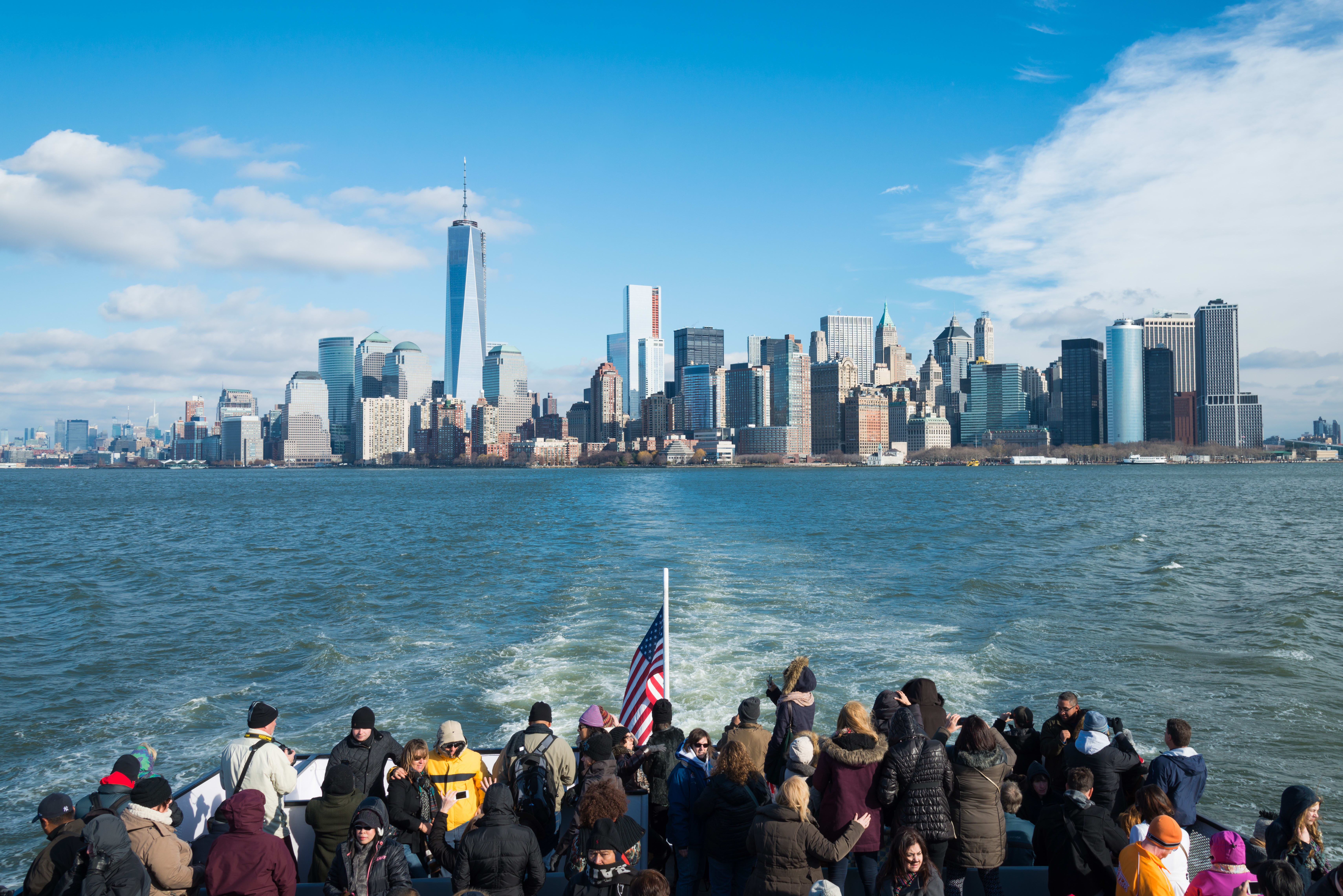 Image of City, Metropolis, Urban, Cityscape, Water, Waterfront, Person, High Rise, 