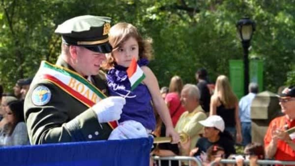 Image of Glove, Adult, Female, Person, Woman, Hat, Male, Man, Officer, Child, Girl, People, Military, Military Officer, 