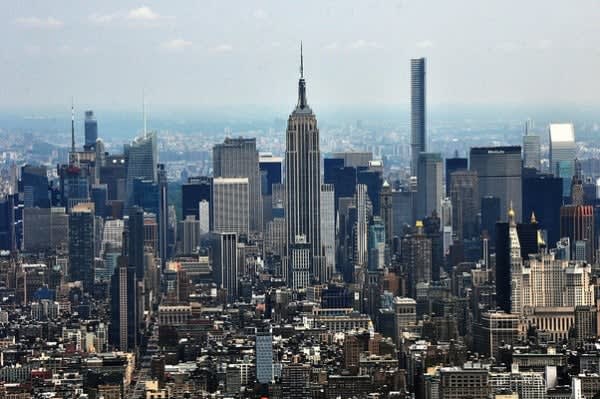 Image of City, Building, Cityscape, Urban, Empire State Building, Landmark, Tower, 