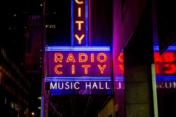 Image of Light, Urban, Neon, City, Computer Hardware, Electronics, Hardware, Monitor, Screen, Lighting, 