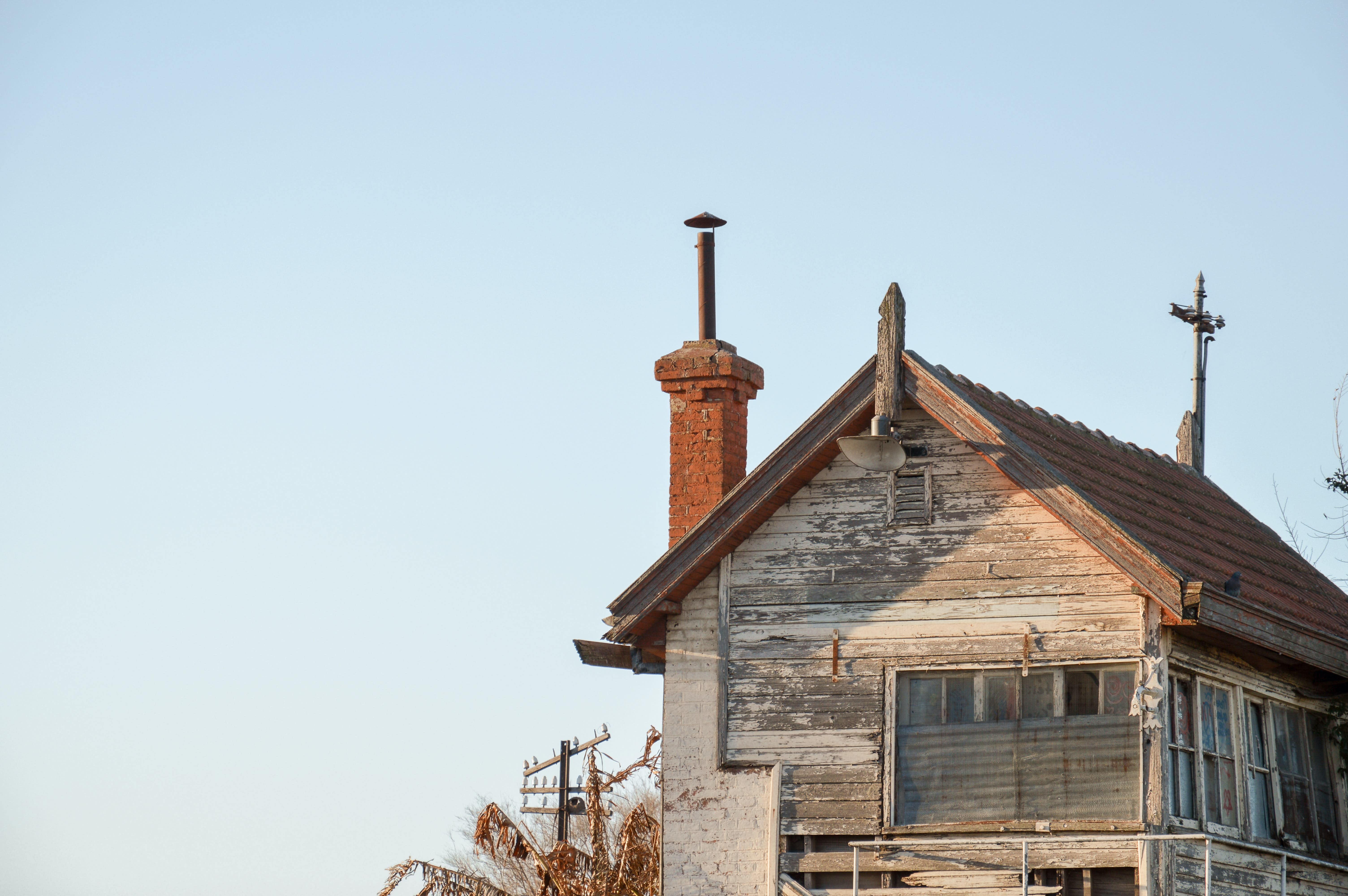 Image of Building, Outdoors, Shelter, Countryside, Hut, Nature, Rural, Cross, Housing, 