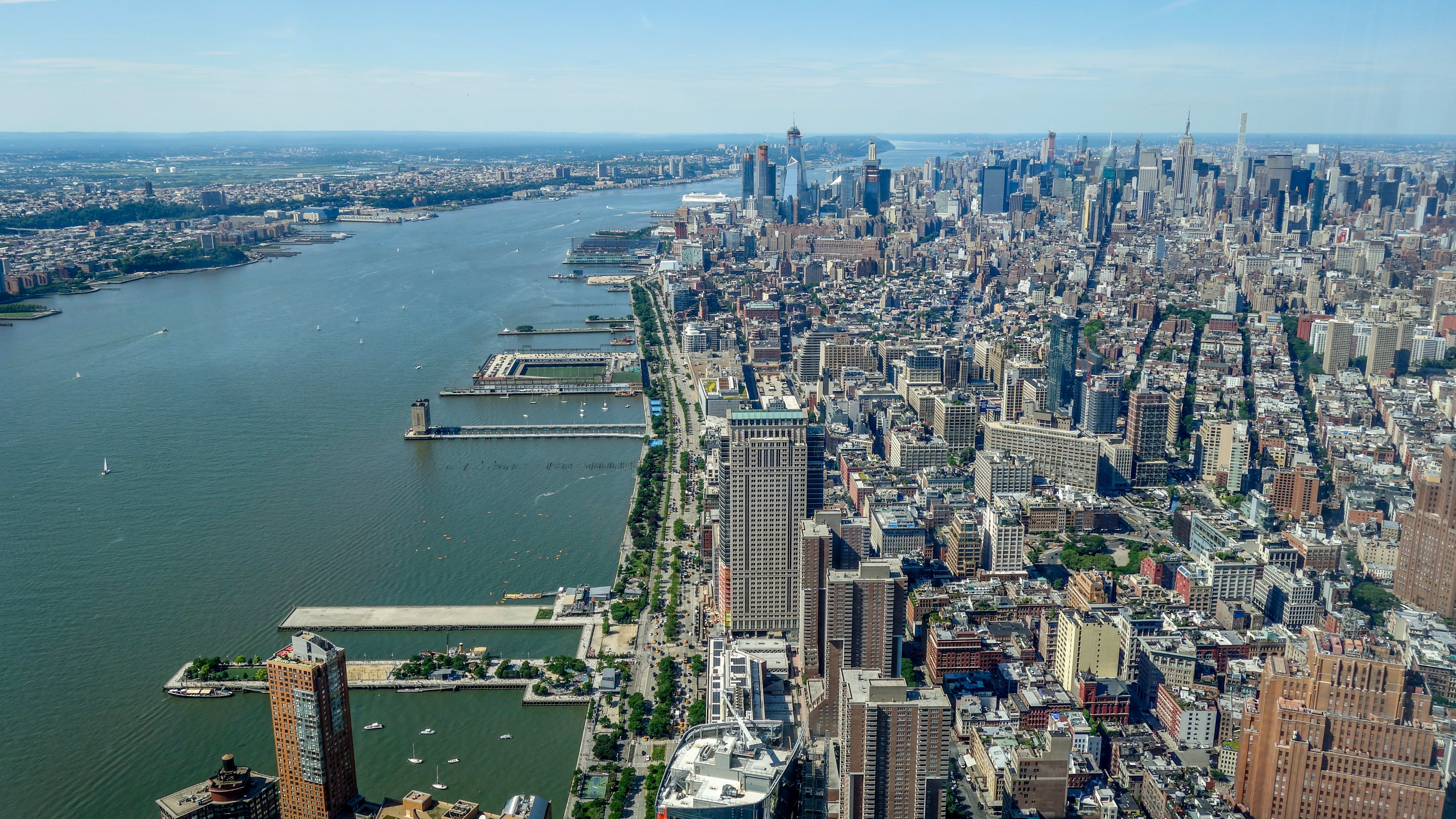 Image of Building, Cityscape, Urban, Outdoors, City, Aerial View, 