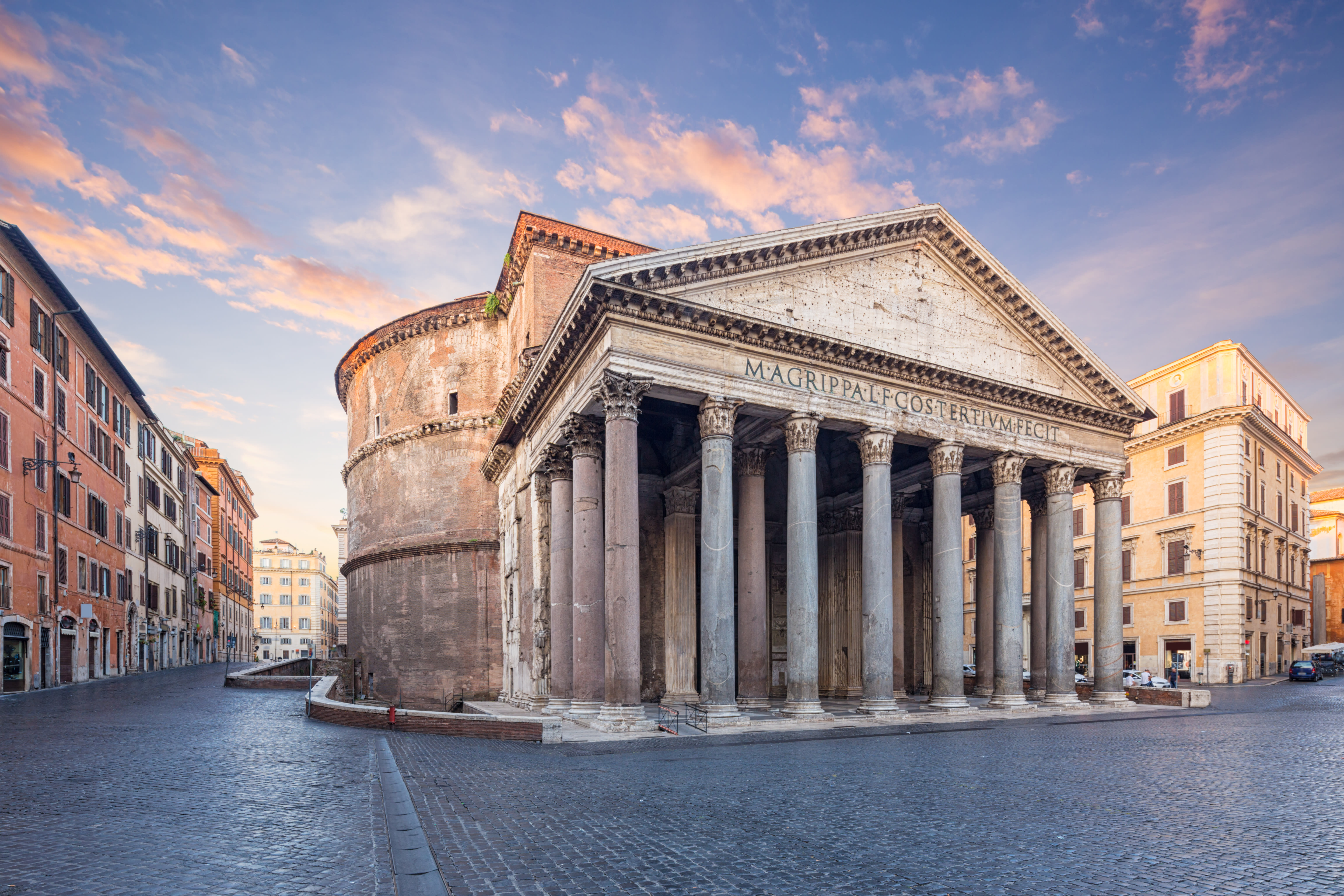 Image of Car, Building, Landmark, Pantheon, 