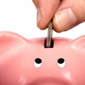 Image of Piggy Bank, Baby, Person, 