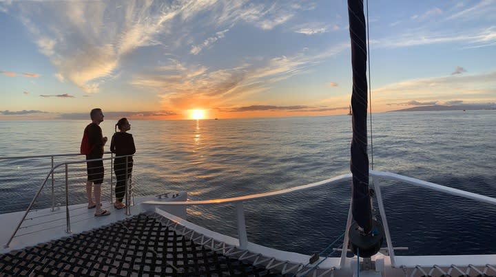 Image of Nature, Outdoors, Sky, Scenery, Sun, Sunrise, Person, Horizon, Shoe, Water, Waterfront, Photography, Sea, Cloud, Vehicle, Yacht, 