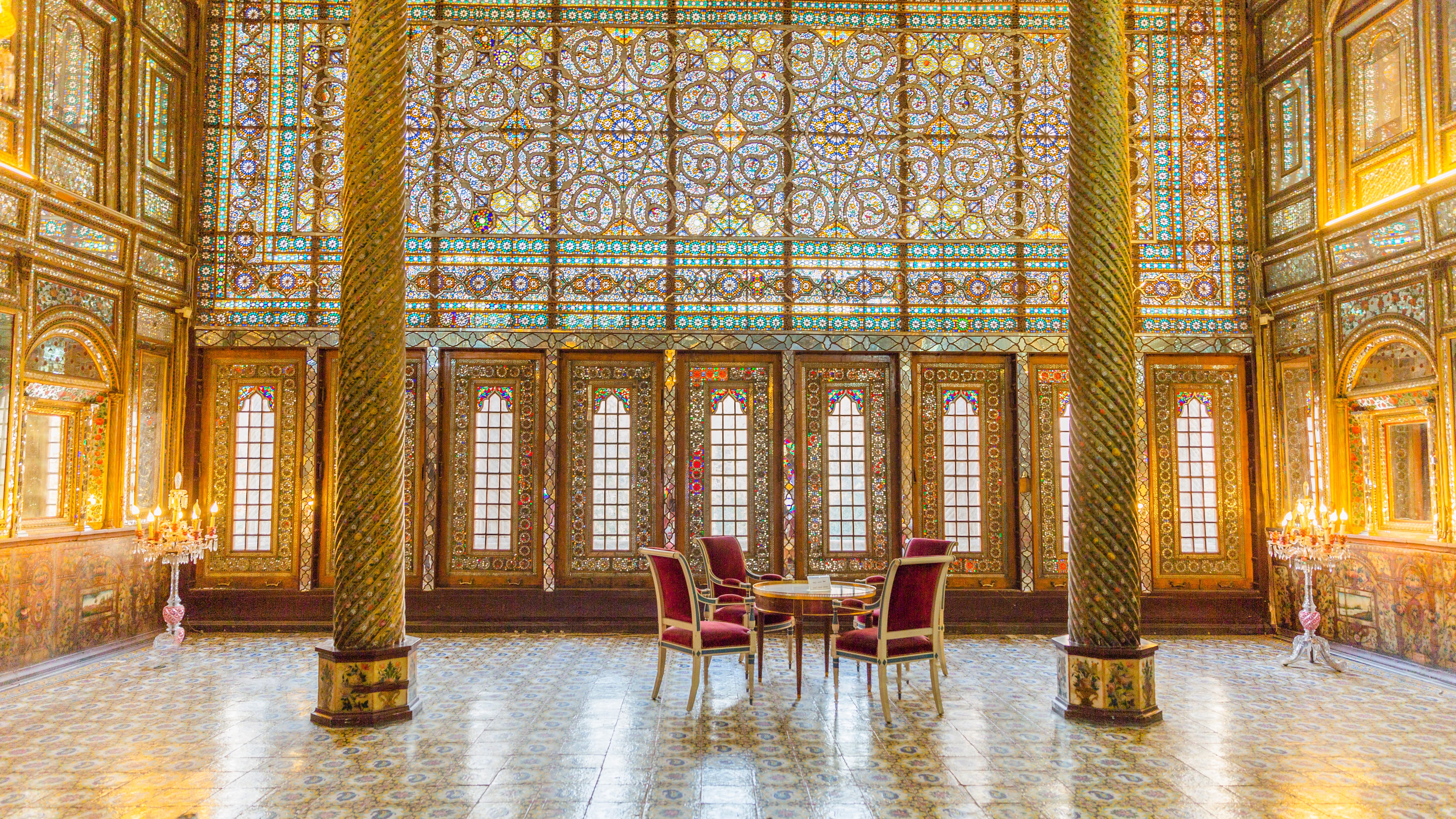 Image of Floor, Ballroom, Indoors, Flooring, Chair, Furniture, Interior Design,