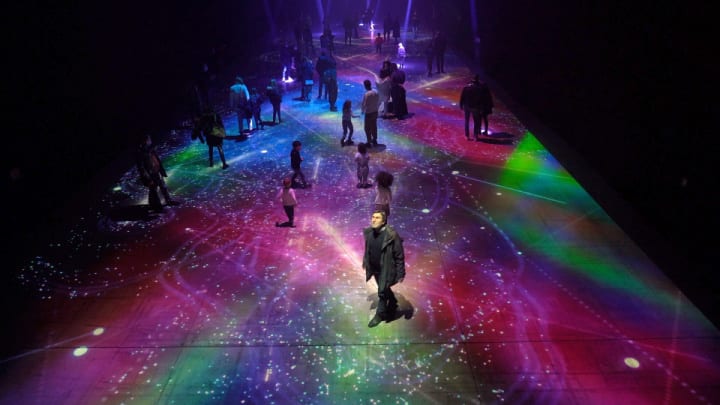 Image of Lighting, Stage, Person, Urban, Light, 