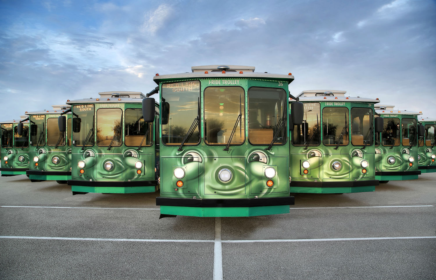 Image of Cable Car, Vehicle, Bus, Person, Streetcar, 