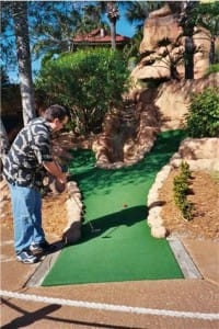 Image of Fun, Golf, Mini Golf, Adult, Male, Man, Person, 