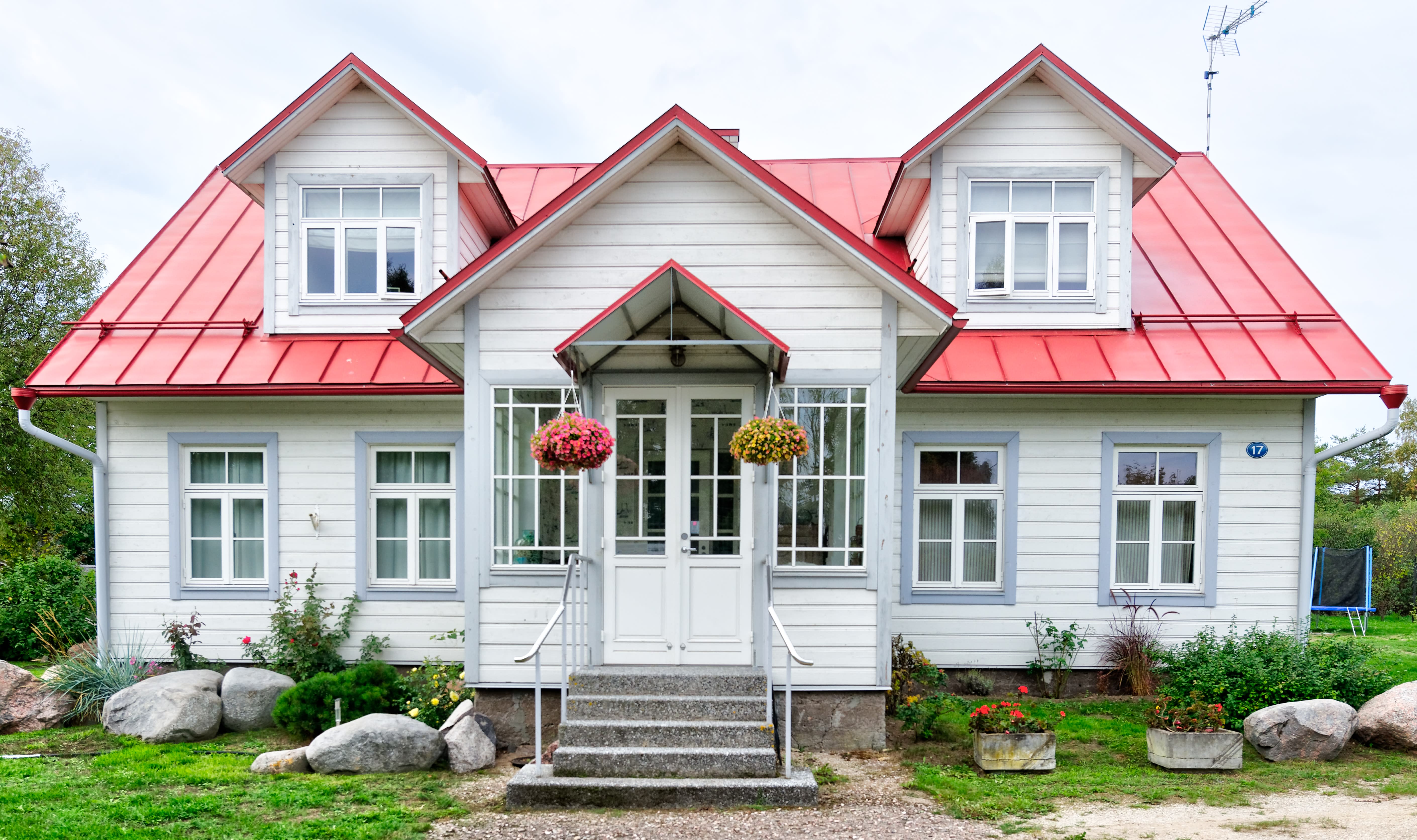 Image of Cottage, House, Housing, Plant, Chair, Portico, 