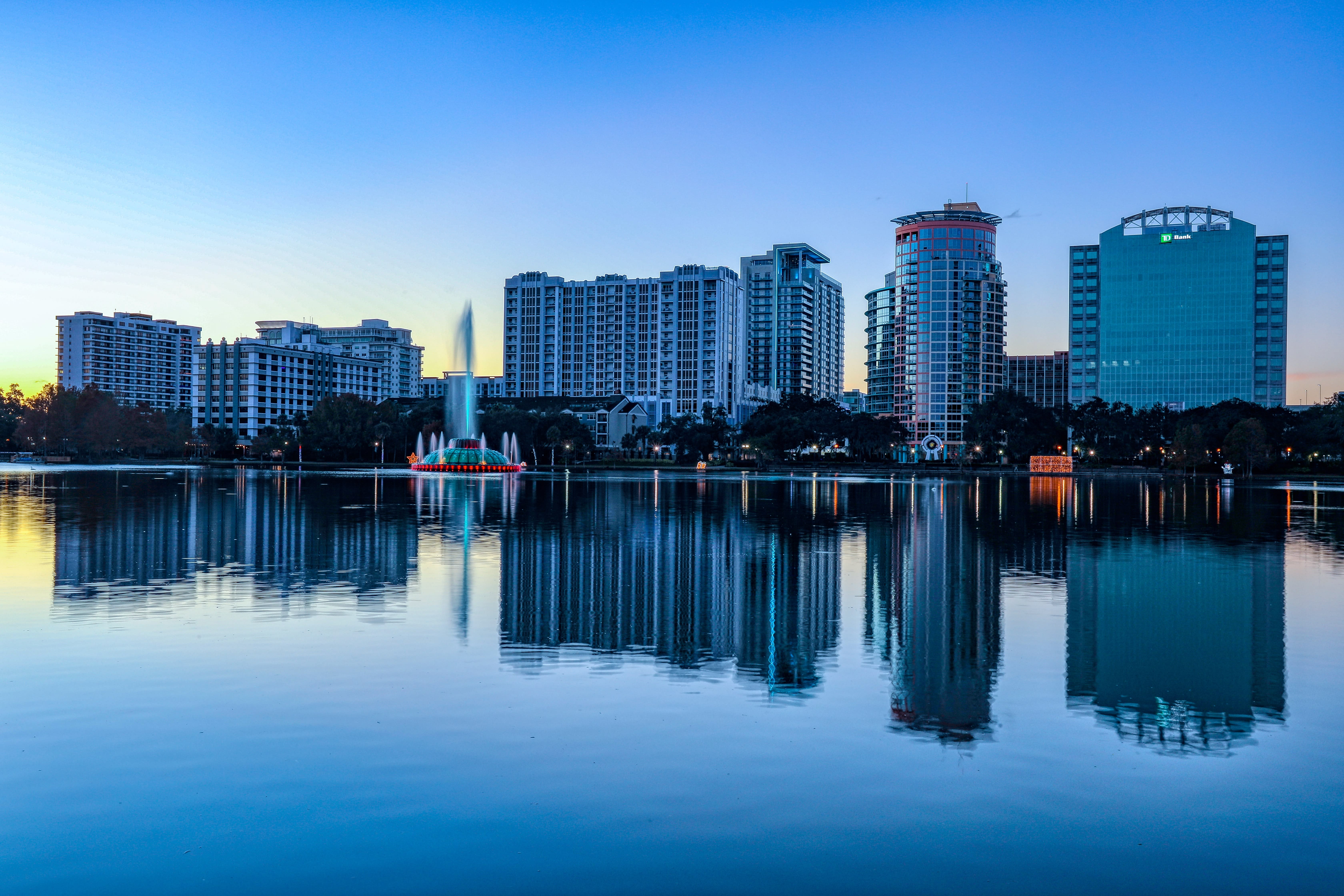 Image of Cityscape, Urban, City, Nature, Outdoors, Scenery, Condo, Housing, Water, Waterfront, High Rise, 