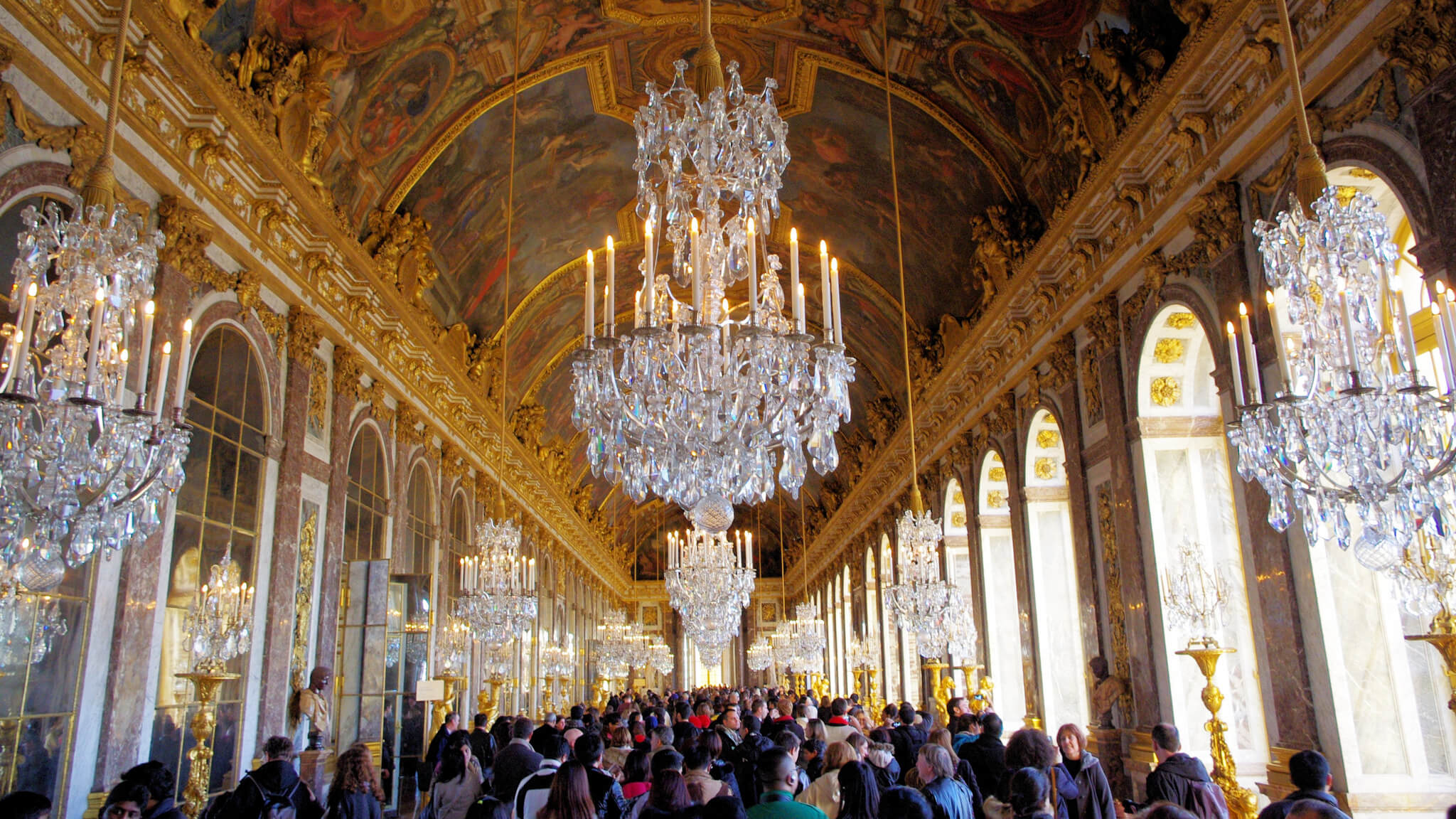 Image of Chandelier, Lamp, Person, Indoors, 