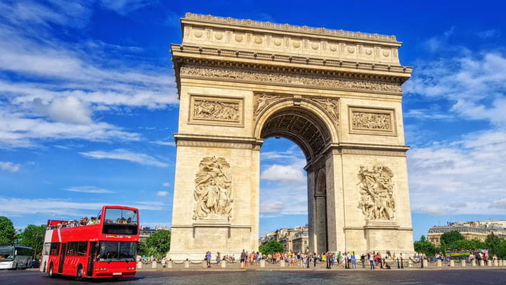 Image of Arc De Triomphe, Landmark, 