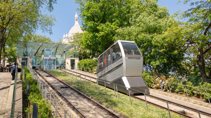 Image of Terminal, Railway, Train, Train Station, Vehicle, Person, Garden, Nature, Outdoors, 