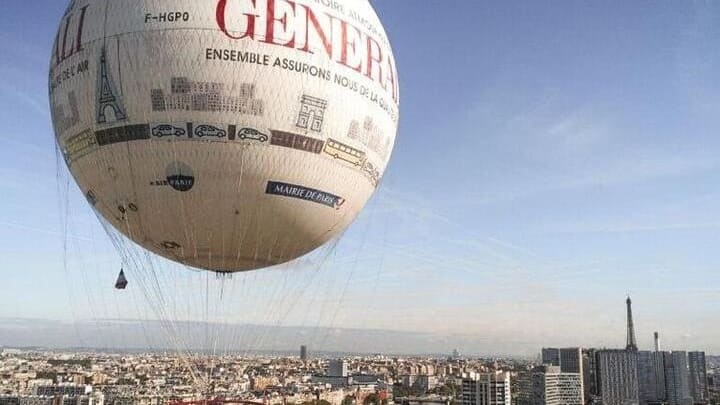 Image of Cityscape, Urban, Balloon, Aircraft, Vehicle, City, 