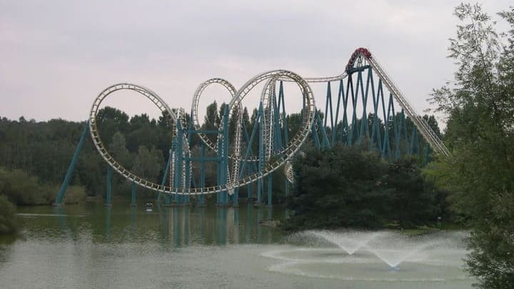 Image of Fun, Amusement Park, Bridge, Theme Park, 